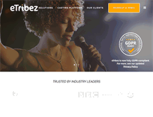 Tablet Screenshot of etribez.com